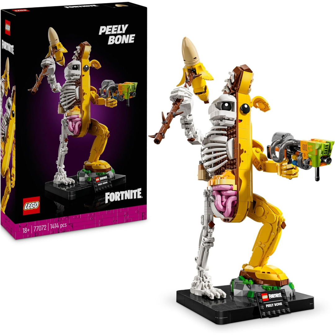 Lego Fortnite Peely Bone Buildable Character Figure Set New (Box Damaged)