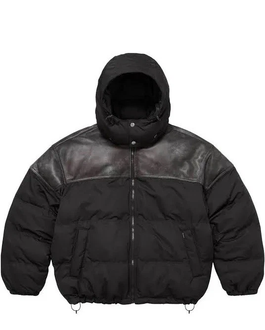 Supreme Leather Outer Shell Coats, Jackets & Vests Puffer Jacket
