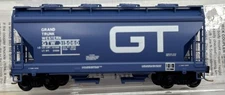 N Scale Micro-Trains Grand Trunk Western 2-Bay Covered Hopper GTW #315060