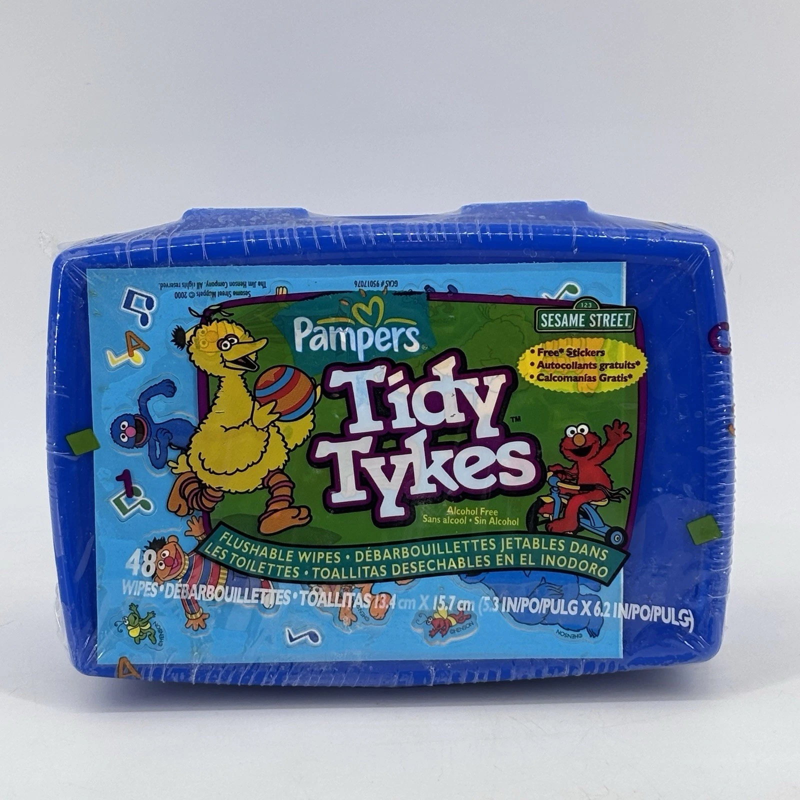 Pampers Tidy Tykes Flushable Wipes Box Storage Container Stickers Sesame Street
Opens in a new windo