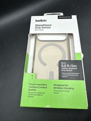 Belkin for iPhone 17 Pro Case, Grip, MagSafe Compatible w/Anti-Scratch