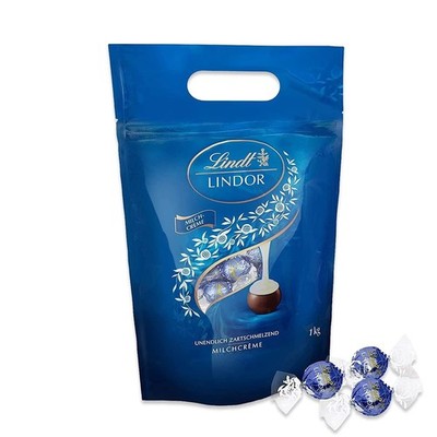 Lindt Lindor Milk Cream Chocolate Gift Bulk Pack 80 pcs 1Kg - Ship from Germany!