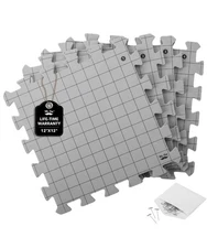 Mr. Pen- Interlocking Blocking Mats, 12”x12”, 4 Pack, Blocking Mats for Knit...