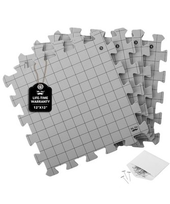 Mr. Pen- Interlocking Blocking Mats, 12 x12 , 4 Pack, Blocking Mats for Knit...