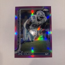 2025 Topps Chrome Football Kenny Clark #73 Pink Wave Refractor /250 Cowboys