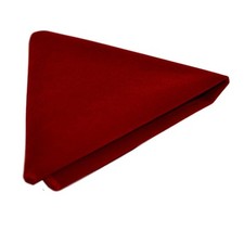 Luxury Red Velvet Pocket Square Handkerchief