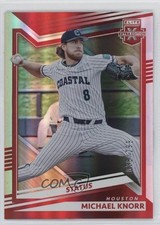 2022 Panini Elite Extra Edition Status Red 38/299 Michael Knorr #75 0q3
