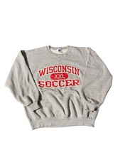 Vintage Wisconsin Russell Athletics Sweatshirt Made In USA Crewneck