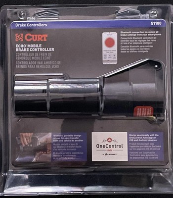 Curt 51180 Echo Mobile Electric Proportional Trailer Brake Control W/ Bluetooth