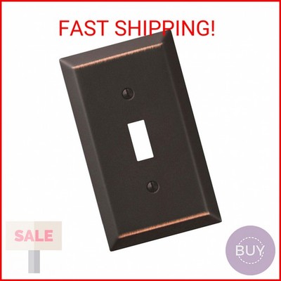 Amerelle 163TDB Century Wallplate, 1 Toggle, Aged Bronze