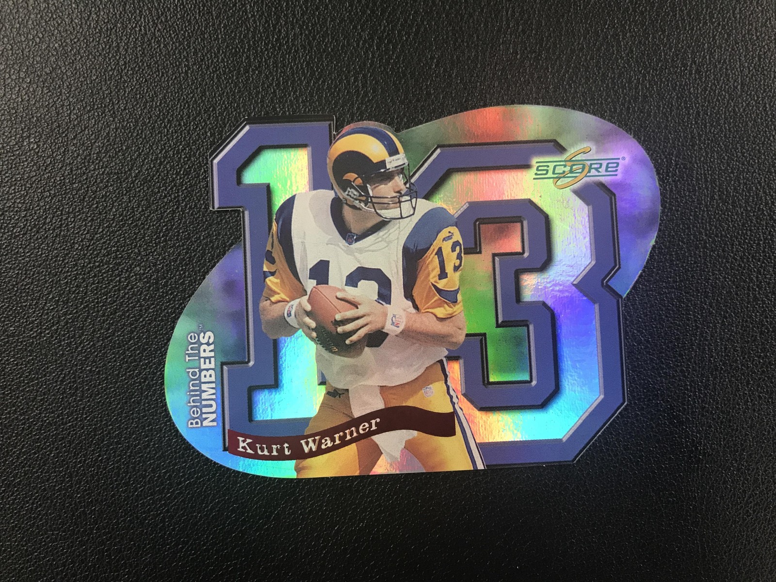 1999 Score Supplemental #BN1 Kurt Warner Rookie Behind the Numbers /1000 Rams