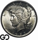 1927-D Peace Dollar, Original Satin Luster, Beautiful Gem BU++ Better Date! — photo 1