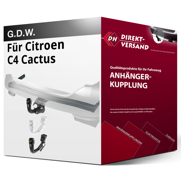 AnhäNgerkupplung Abnehmbar für Citroen C4 Cactus 04.2018-Jetzt Top-image