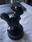 Fenton mold Black Squirrel On font excellent . The color is black beautiful
