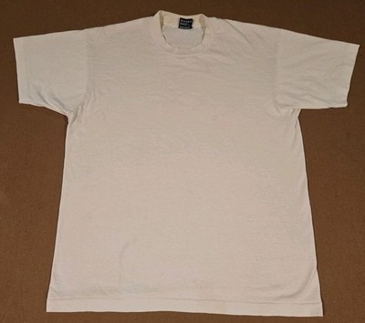 Vintage Screen Stars Best Blank T-Shirt White Single Stitch 50/50 USA Medium 