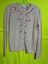 Villager By Liz Claiborne Co. Vintage 90's Lightweight Pink Sweater, Cute