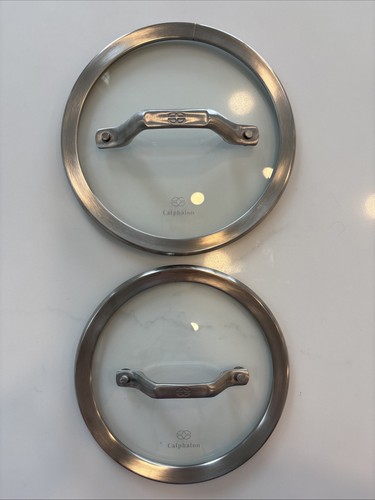 2 Calphalon Glass Pot Lids, 8702 (for 2qt pot), 8703 (for 3.5qt pot) - 第 1/2 張圖片