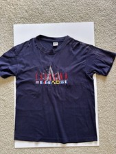 Vintage 90s Catalina Anvil T-Shirt XL USA Made Single Stitch Embroidered Sailing