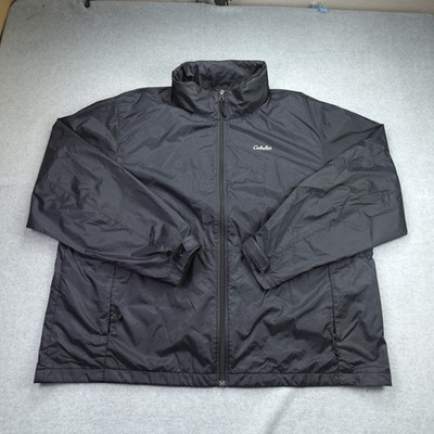 Cabela's Jacket Mens 2XL Black 4Most Repel Outdoor Full Zip Windbreaker