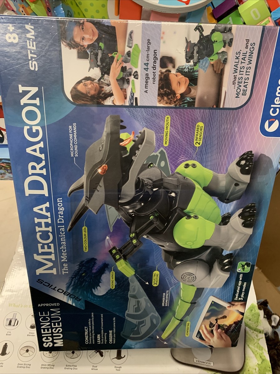 Clementoni Mecha Dragon 61529 Robot Construction STEM Toy partly