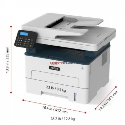 Xerox B225 S/W-Laserdrucker Scanner Kopierer Duplex ADF LAN WLAN A4 Wi-Fi Direct