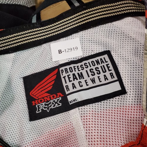 VINTAGE Fox Racing x Honda Men Motorcycle Pants 32 Professional Team Issue READ - Picture 2 of 12