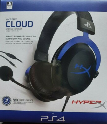 HYPERX Cloud PS4 PS5 Gaming Headset Over-ear Black Blue Currys  UK