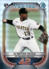 2021 BOWMAN - BOWMAN SCOUTS TOP 100 KE'BRYAN HAYES #BTP-42 (RC)