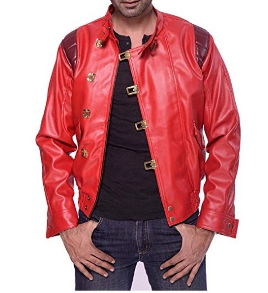 Akira Kaneda Capsule Manga Anime Biker Real Leather Jacket - Image 3 of 4