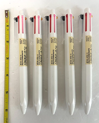 MUJI Hexagonal 6-colors Ballpoint pen Permanent Ink 5 set | eBay