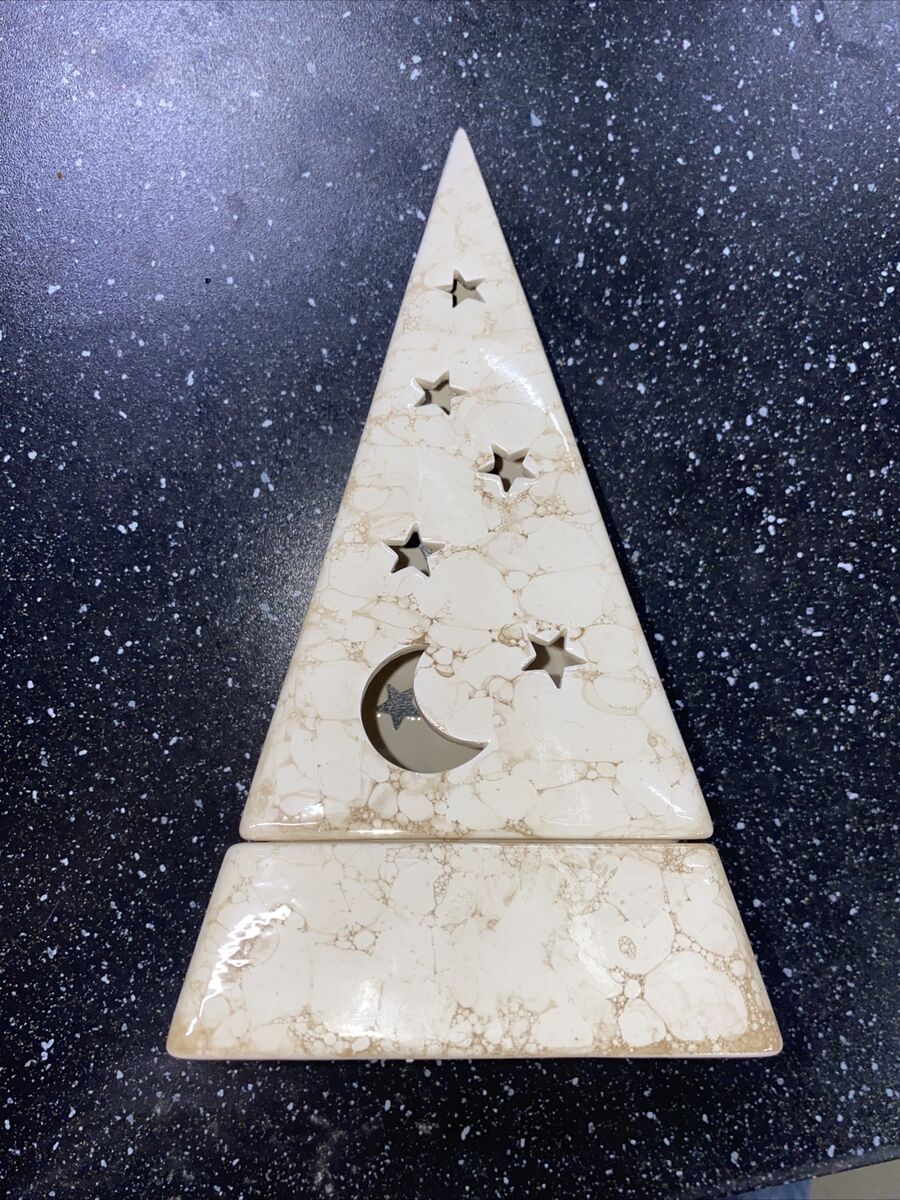 Partylite P0161 Pyramid Galaxy Tealight Candle Holder Moon Partylite P0161 Pyramid Galaxy Tealight Candle Holder Moon