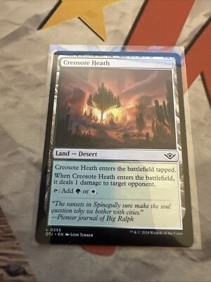 MTG Creosote Heath Outlaws of Thunder Junction Regular #0255