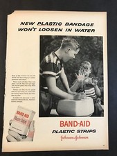1953 Band-Aid Plastic Strips