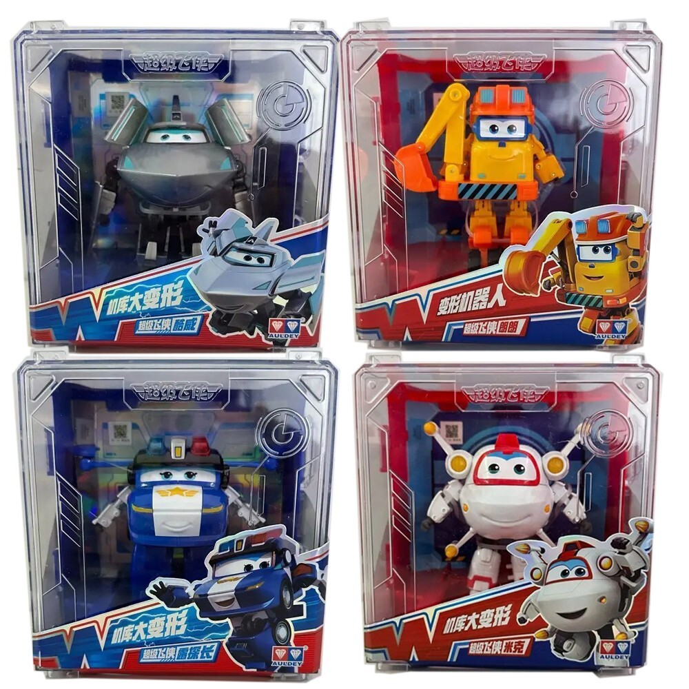 Mini Super Wings Super Power Transformer Robot Action Figure Toy