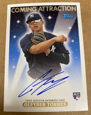 2018 Topps Archives Gleyber Torres AUT0 Rookie /99 Baseball Card PF1 230380