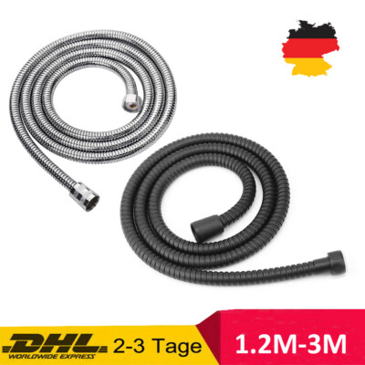 Duschschlauch Brauseschlauch Handbrause Duschkopf Schlauch 1,2 m 1,5 m 2 m 3m DE