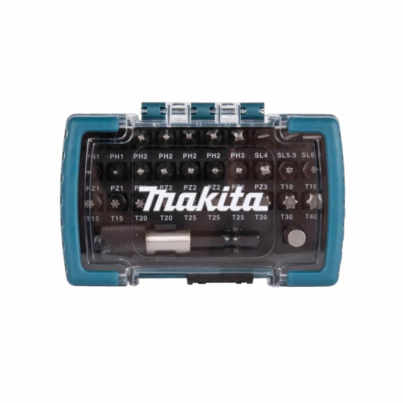 Makita D-74762 32 Piece Screwdriver Drill Bit Set for sale online 