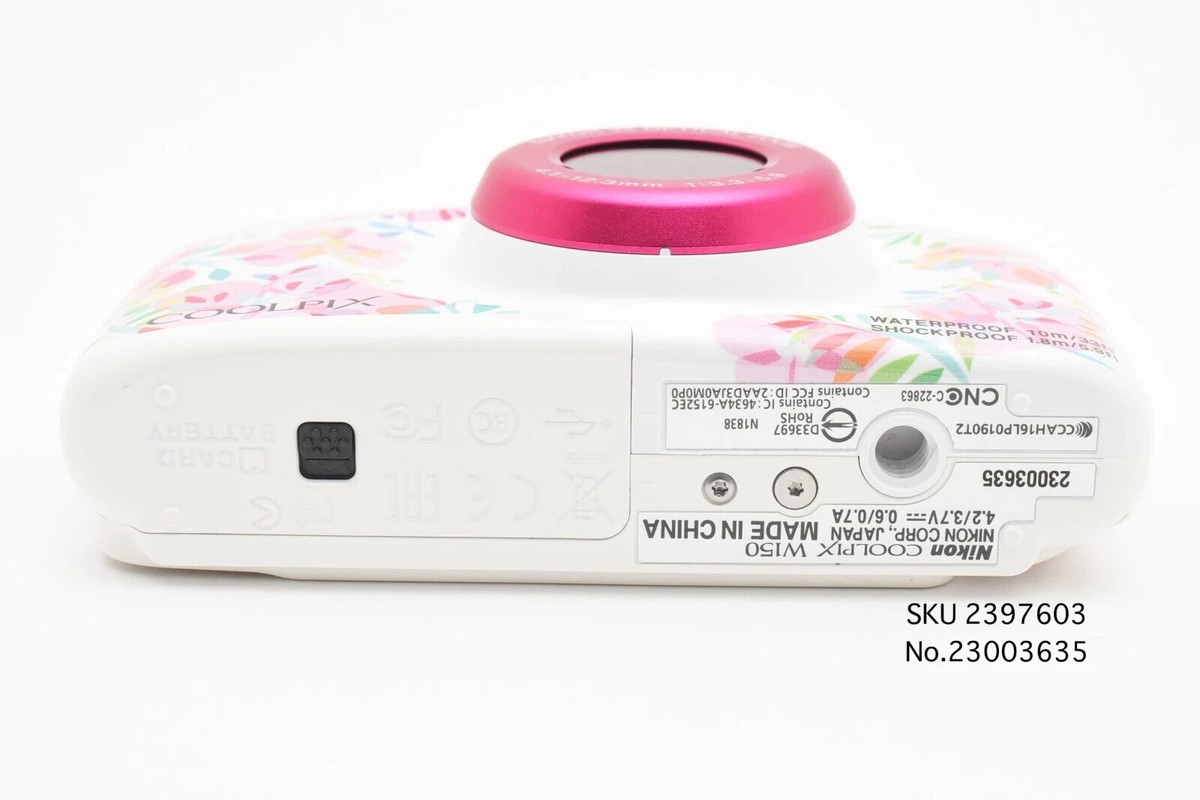 希少 美品 Nikon COOLPIX W150 フラワー デジタルカメラ 希少 美品 Nikon COOLPIX W150 フラワー デジタルカメラ 綺麗な展示品