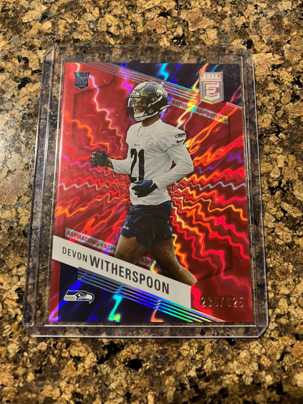 2023 Donruss Elite #133 Devon Witherspoon Aspirations RC /625