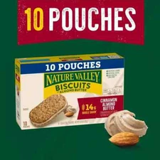 Nature Valley Biscuit Sandwiches, Cinnamon Almond Butter, 10 ct, 13.5 OZ