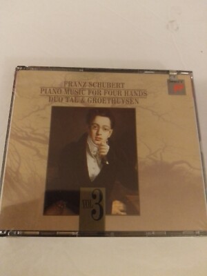 Franz Schubert Piano Music For Four Hands Vol. 3 Audio CDs by Tal & Groethuysen
