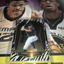 Panini Select Xander Bogaerts Zebra Stripe Base SP Red Sox All Star 2021