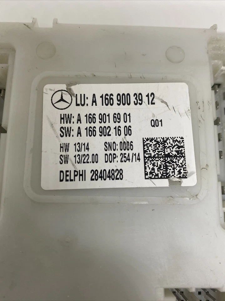 Mercedes W166 X166 Hinten Sam Modul Sam Steuergerät Control Unit A1669003912 - Bild 3 von 4