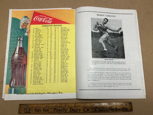 Programma Gioco Calcio Ritorno a Casa Ottobre 1948 - Carleton vs Ripon College - Foto 8 di 10