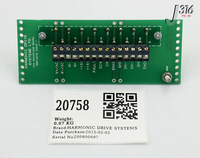 20758 HARMONIC DRIVE SYSTEMS PCB, KXA BACKPLANE BOARD G0016370 | eBay