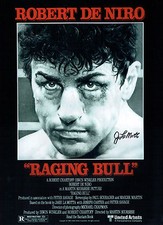Jake LaMotta Signed Autograph Boxing 16x12 Raging Bull Film Poster + COA