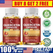 Dietary Quercetin 1200Mg Capsules W/Vitamin CNatural Immune Support Supplement