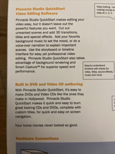 Dazzle Digital Video Creator 80 W/ Installation Disc & Quick Start Guide SEALED - Picture 10 of 12
