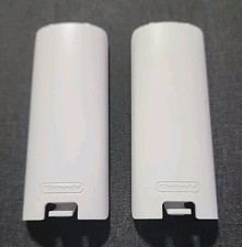 Lot Of 2 OEM Nintendo Wii Controller Battery Cover - Used