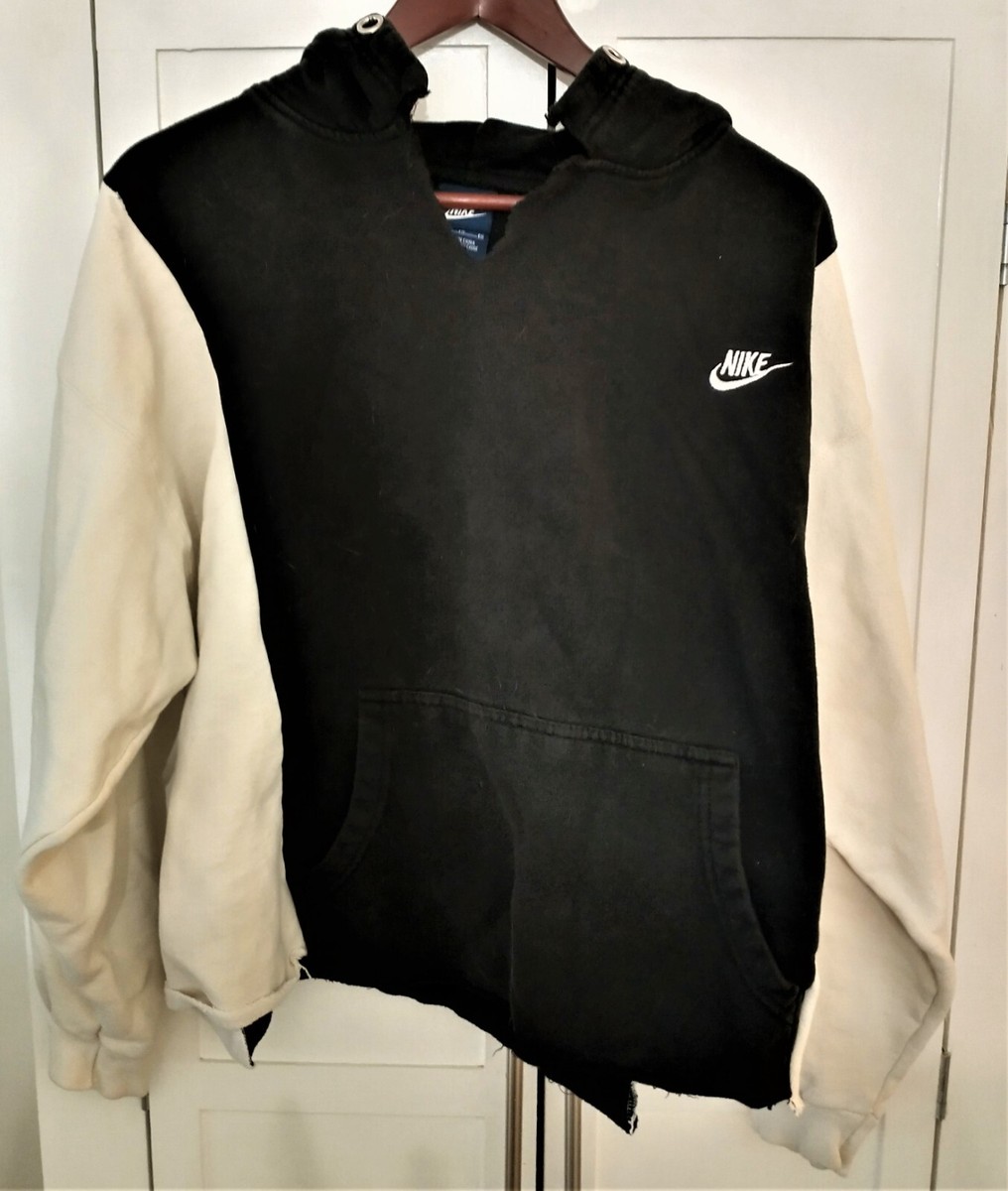 nike black cord hoodie